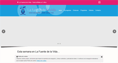 Desktop Screenshot of lafuentedelavida.com